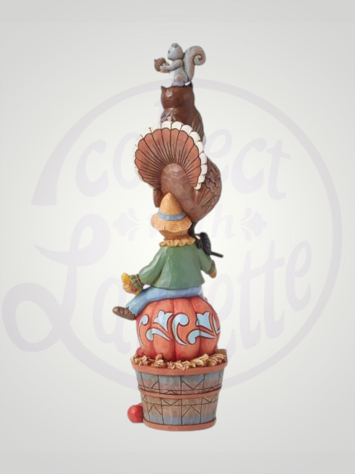 Jim Shore Heartwood Creek - Festive Fall Friends Fall Harvest Stack Figurine